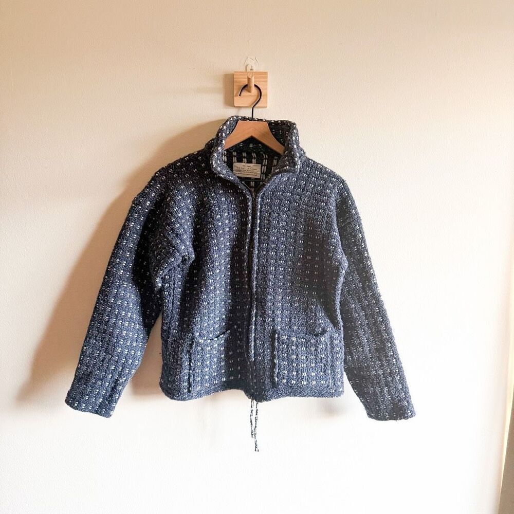 Norskwear Classic Norwegian Wool Zip Up Sweater Size S